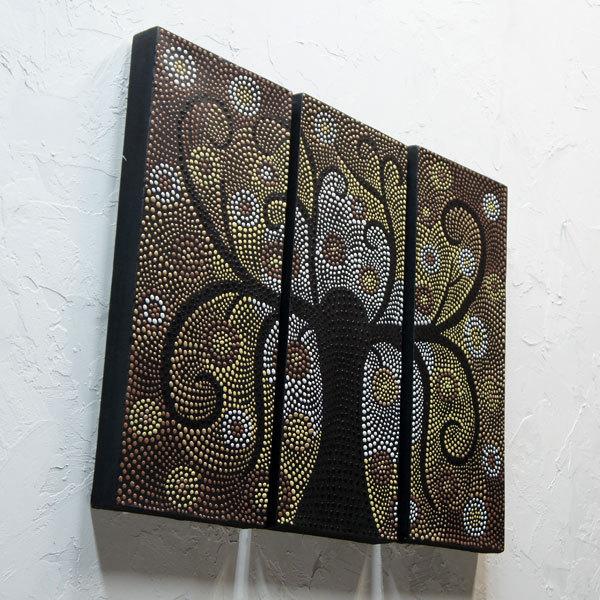 アボリジニ アート 鳥の絵 アボリジニアート カンガルー絵画