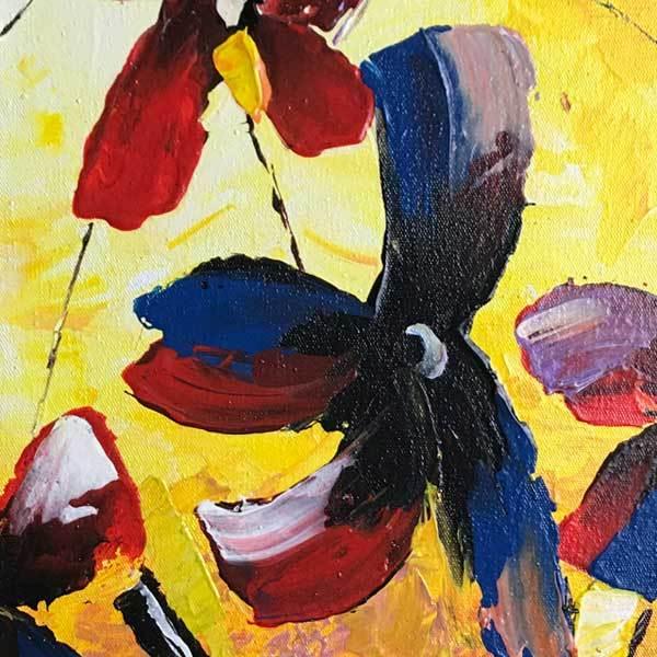 絵画 バリ絵画 アートフラワー 花 リゾート アジアン 絵画 アート パネル モダン アートフレーム 壁掛け 壁飾り |  | 01