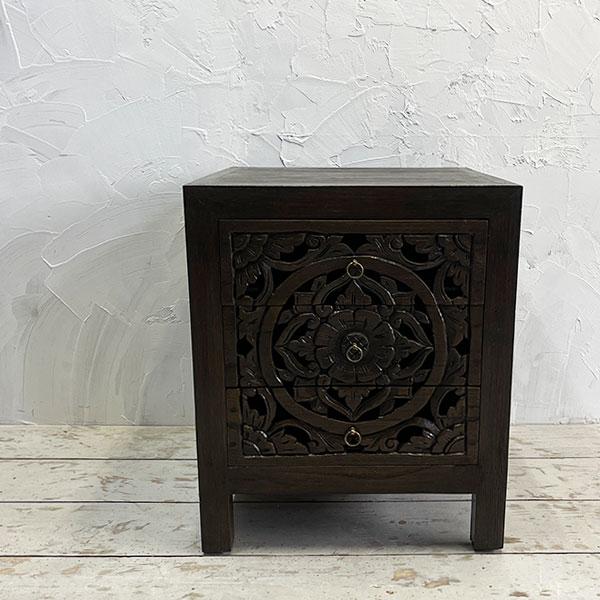 アジアン 家具 チェスト 引き出し収納 木製 アンティーク オールドチーク チーク  コンソール シェルフ 収納棚 古木 無垢 天然木 おしゃれ |  | 07