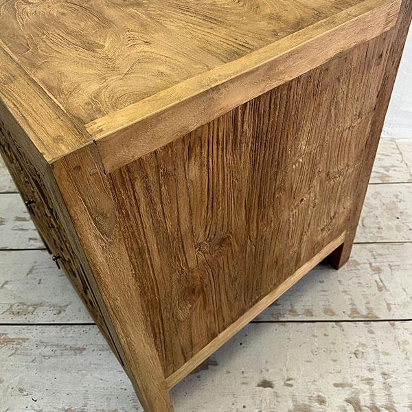 アジアン 家具 チェスト 引き出し収納 木製 アンティーク オールドチーク チーク  コンソール シェルフ 収納棚 古木 無垢 天然木 おしゃれ |  | 05