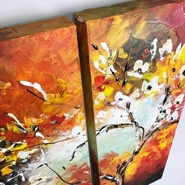 絵画 バリ絵画 アートフラワー 花 リゾート アジアン 絵画 アート パネル モダン アートフレーム 壁掛け 壁飾り |  | 02