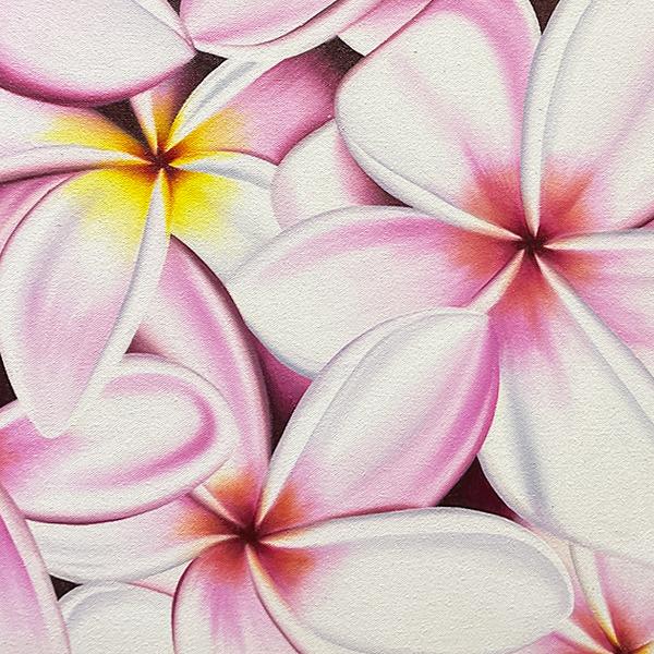絵画 バリ絵画 花 プルメリア フランジパニ 額入り 額付 パネルアート モダンアート アートフレーム 壁掛け 壁飾り |  | 01