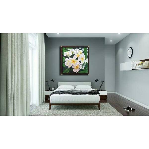 絵画 バリ絵画 南国 リゾート 花 プルメリア フランジパニ 額入り 額付 パネルアート モダンアート アートフレーム 壁掛け 壁飾り |  | 09
