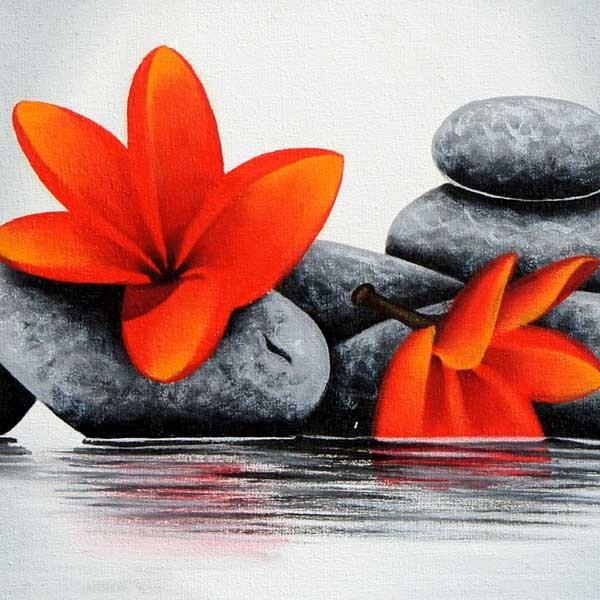 絵画 バリ絵画 アートフラワー42k 花 プルメリア フランジパニ パネルアート モダンアート アートフレーム 壁掛け 壁飾り |  | 01