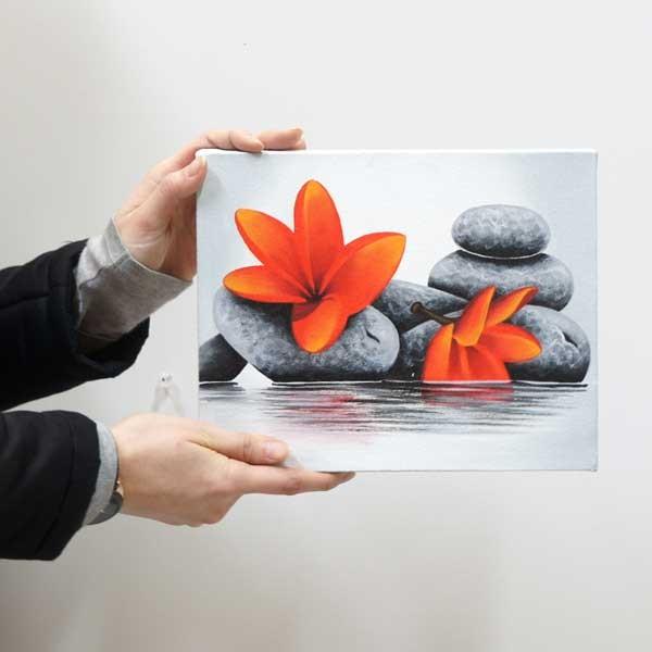 絵画 バリ絵画 アートフラワー42k 花 プルメリア フランジパニ パネルアート モダンアート アートフレーム 壁掛け 壁飾り |  | 02