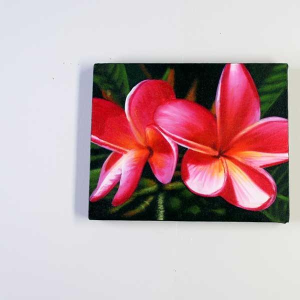 絵画 バリ絵画 アートフラワー12940 花 プルメリア フランジパニ パネルアート モダンアート アートフレーム 壁掛け 壁飾り |  | 02