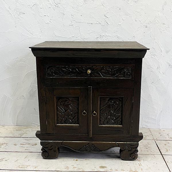 アジアン 家具 キャビネット 木製 アンティーク オールドチーク チーク  収納棚 古木 無垢 天然木 おしゃれ |  | 02