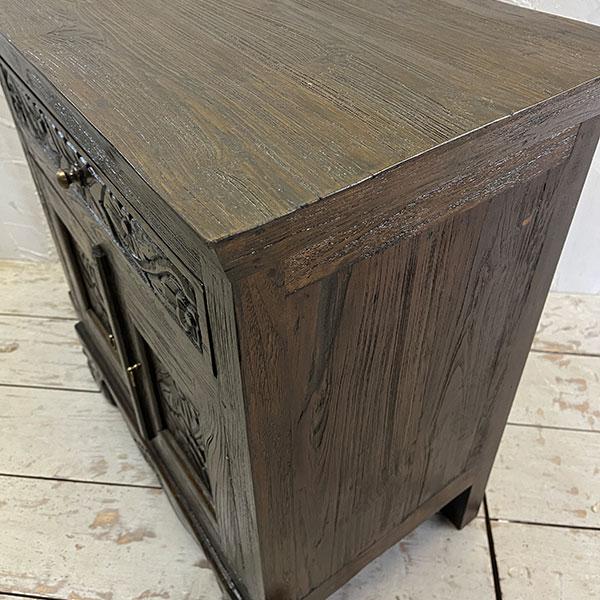 アジアン 家具 キャビネット 木製 アンティーク オールドチーク チーク  収納棚 古木 無垢 天然木 おしゃれ |  | 04