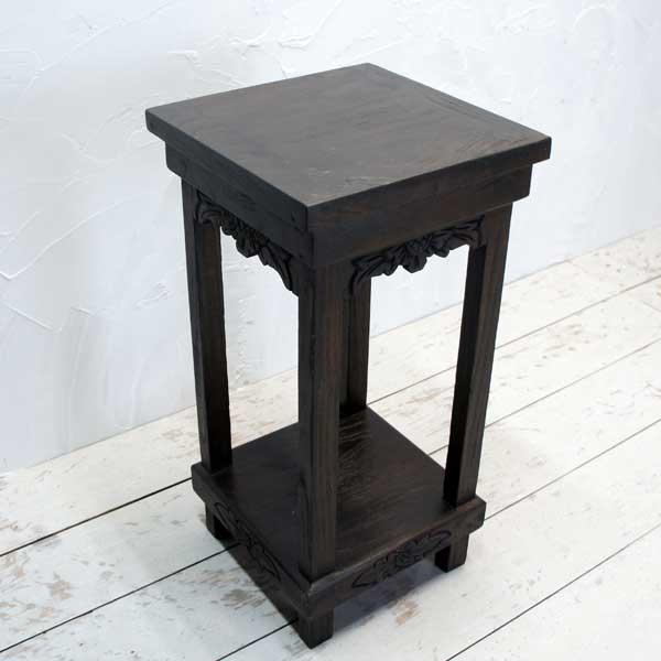 アジアン家具 オールドチーク チーク 花台 ラック スタンド 飾り台 古木 木製 アンティーク 無垢 イス モダン バリ家具 ウッド おしゃれ |  | 05