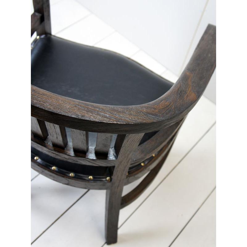オールドチーク ダイニングチェア 肘掛 アジアン 家具 椅子 古木 木製 アンティーク 無垢 イス レザー モダン おしゃれ |  | 02