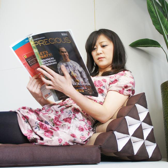 三角枕 三角クッション 三角ソファ 4段 マット1枚 象柄 花柄 座椅子 昼寝 ごろ寝 アジアン |  | 23