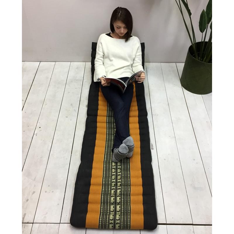 三角枕 タイ 三角 クッション 枕 5段 マット3枚(象柄/花柄/座椅