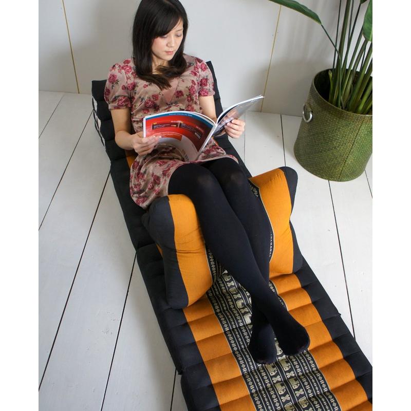 三角枕 タイ 三角 クッション 枕 スター (足枕 読書枕 象柄 花柄 座椅