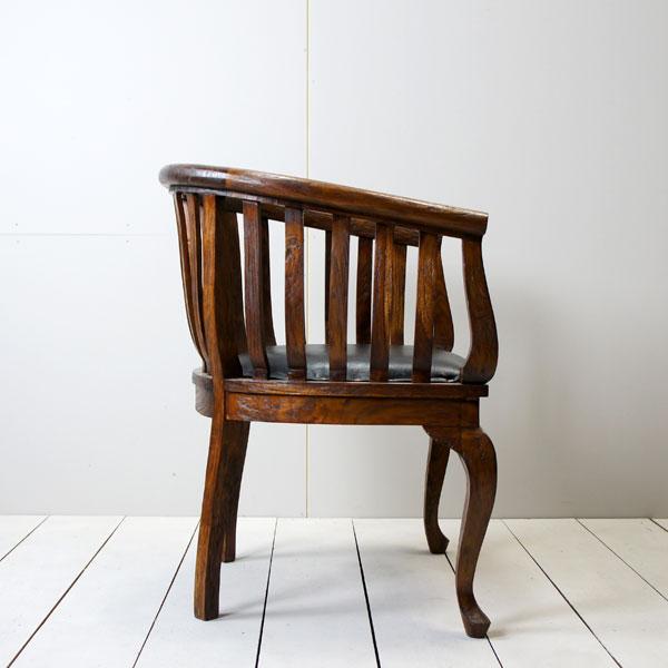 オールドチーク ダイニングチェア 肘掛 アジアン 家具 椅子 古木 木製 アンティーク 無垢 イス レザー モダン おしゃれ |  | 03