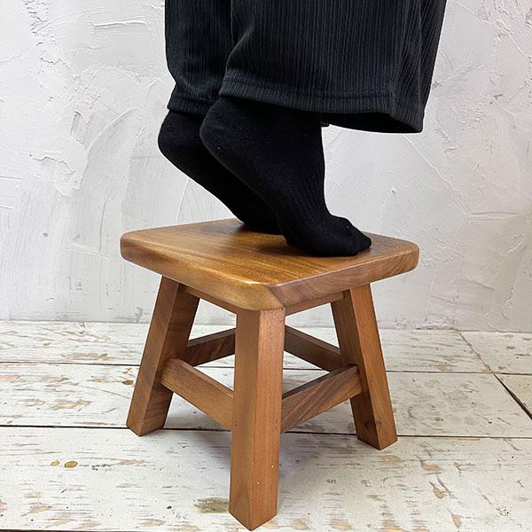 アンティーク 角 スツール 椅子 植物台 無垢材 z835 アンティーク 角 スツール 椅子 植物台 無垢材 z835