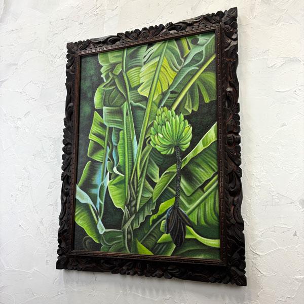 絵画 バリ絵画 南国  リゾート 額入り 額付 パネルアート モダンアート アートフレーム 壁掛け 壁飾り |  | 02
