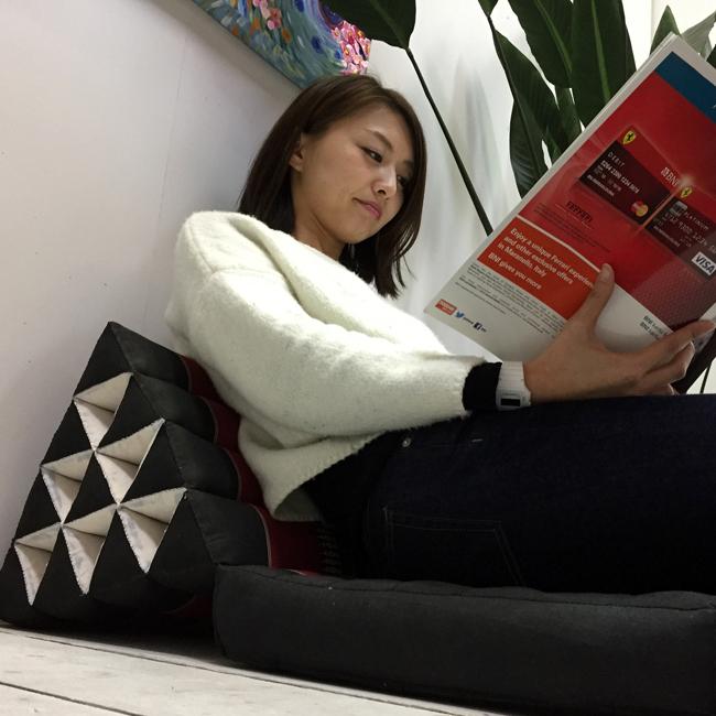 三角枕 タイ 三角 クッション 枕 4段 マット3枚 象柄 茶赤  座椅子 昼寝 ごろ寝 マット アジアン |  | 10