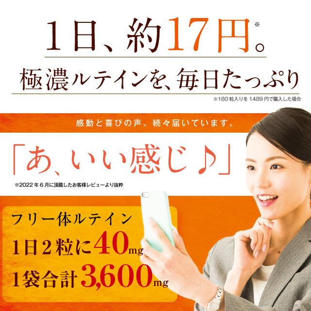 ルテイン サプリ ゼアキサンチン 濃いルテイン 3600mg 高配合 大容量 約３ヶ月分 マリーゴールド サプリメント フリー体 ネコポス 送料無料｜begrace｜02