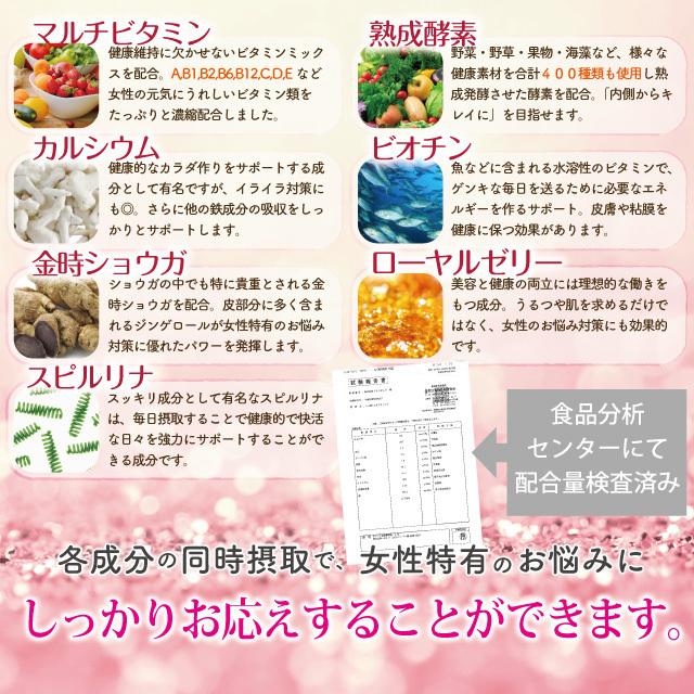 ヘム鉄 サプリ 鉄分 サプリメント 鉄サプリ 女性 鉄  高配合 約１ヶ月分 ヘム鉄750mg ビタミン ミネラル カルシウム サプリメント 日本製 | サプリメントガーデン | 03