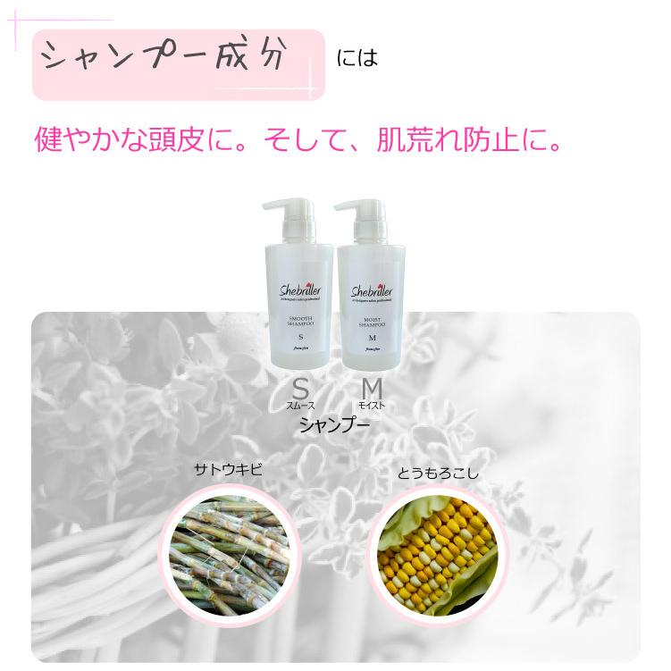 シーブリエ スムースシャンプー 600mlR 2個セット shebriller 美容師