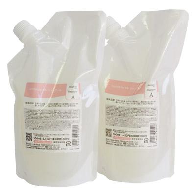 【ポイント３倍】【送料無料】クオレ michite by AXI シャンプー Ａ 500ｍｌ 詰替え 2個セット ミチテ クオレ化粧品 サロン専売品 | AXI | 03