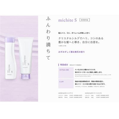 【ポイント３倍】【あすつく送料無料】クオレ michite by AXI シャンプー Ｓ 500ｍｌ 詰替え 2個セット   医薬部外品ミチテ クオレ化粧品 | AXI | 01