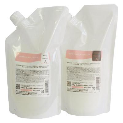 【送料無料】クオレ michite by AXI シャンプー A 500ml ＆ トリートメント A 500g 詰替え 各2個セット ミチテ クオレ化粧 | AXI | 01