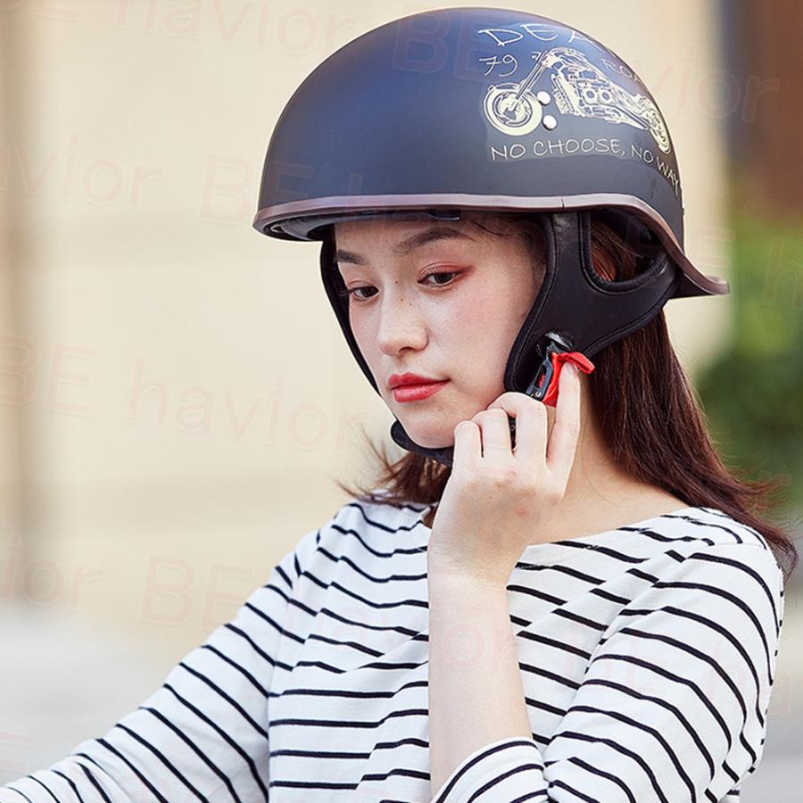 手数料安い バイクヘルメット ヴィンテージ オートバイク 半キャップ 半帽 半ヘル ハーフヘルメット 男女兼用 ファッション おしゃれ リフト