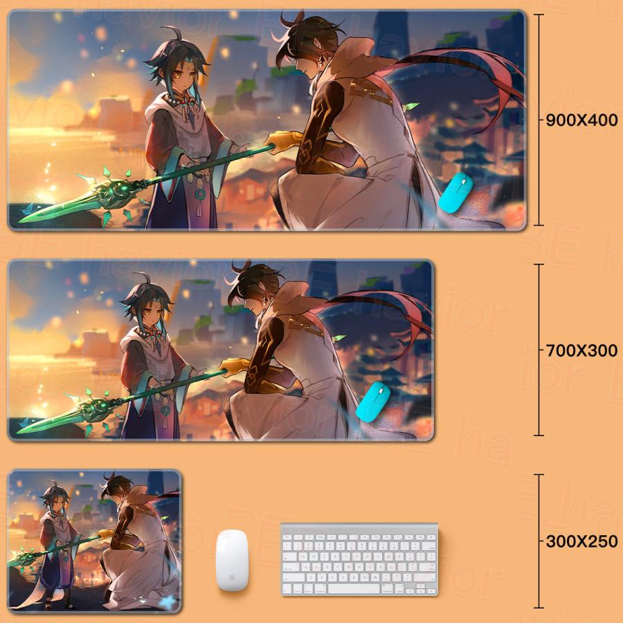 原神 鍾離 折りたたみテーブル デスク マウスパッド デスクマット 新品