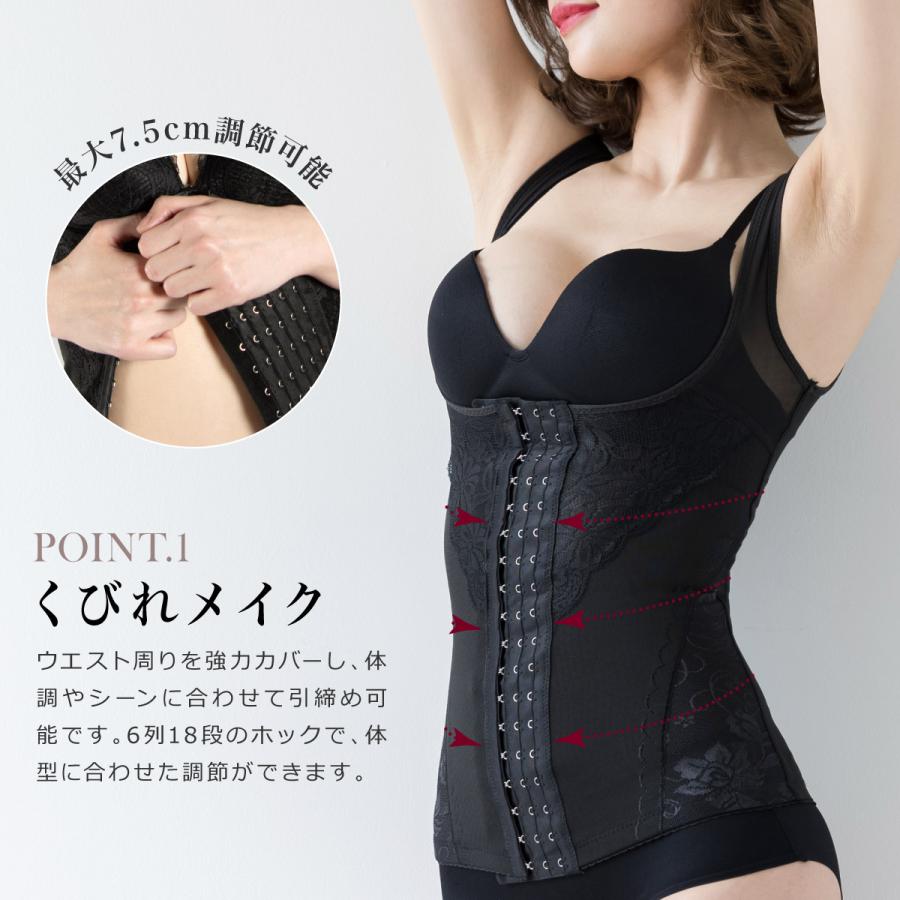コルセット ダイエット ウエストニッパー くびれ 産後 ウエストシェイパー ボディシェイパー 肋骨矯正 肋骨締め ベルト 大きいサイズ ロング ボディスーツ | BeHe | 10