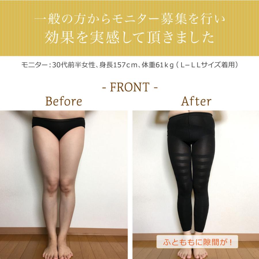 着圧レギンス 寝る時 レディース 着圧スパッツ 大きいサイズ 足痩せ ダイエット 強圧 加圧レギンス タイツ 美脚 産後 骨盤矯正 補正下着 ヒップアップ xl 2l | BeHe | 12