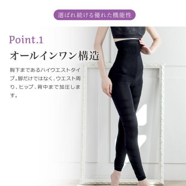 BeHe（ベーエ） ハイウエスト 着圧レギンス 寝る時 レディース 着圧