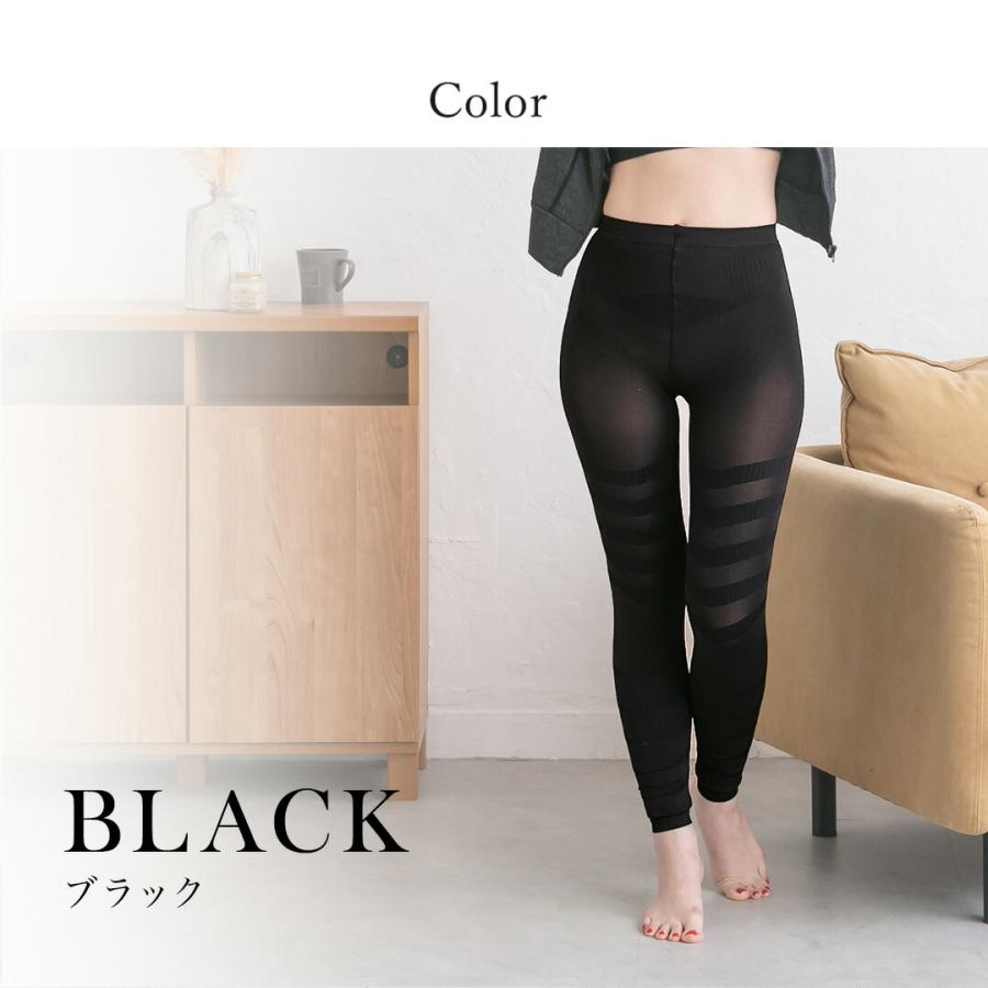 着圧レギンス 冷感 夏 寝る時 レディース 着圧スパッツ 大きいサイズ 足痩せ むくみ解消 ダイエット 加圧レギンス タイツ 美脚 骨盤矯正 補正下着 ヒップアップ | BeHe | 15