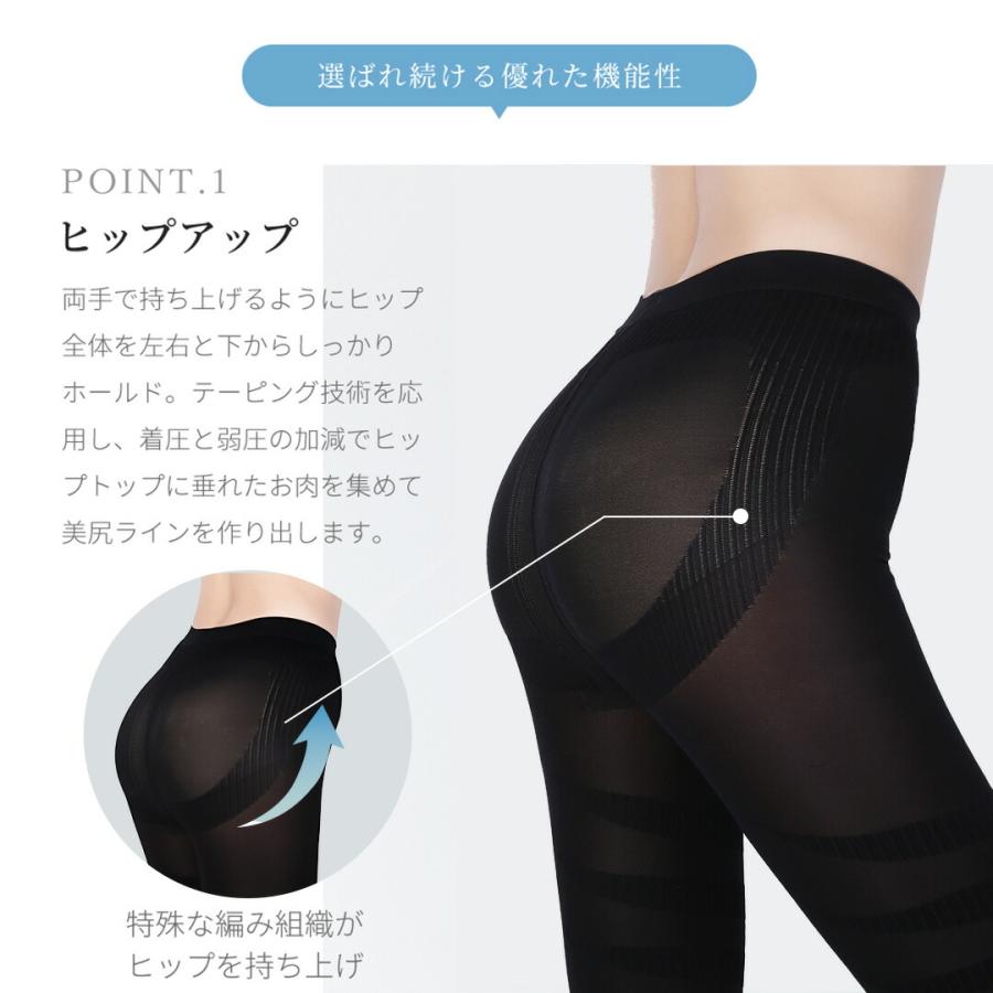 着圧レギンス 冷感 夏 寝る時 レディース 着圧スパッツ 大きいサイズ 足痩せ むくみ解消 ダイエット 加圧レギンス タイツ 美脚 骨盤矯正 補正下着 ヒップアップ | BeHe | 09