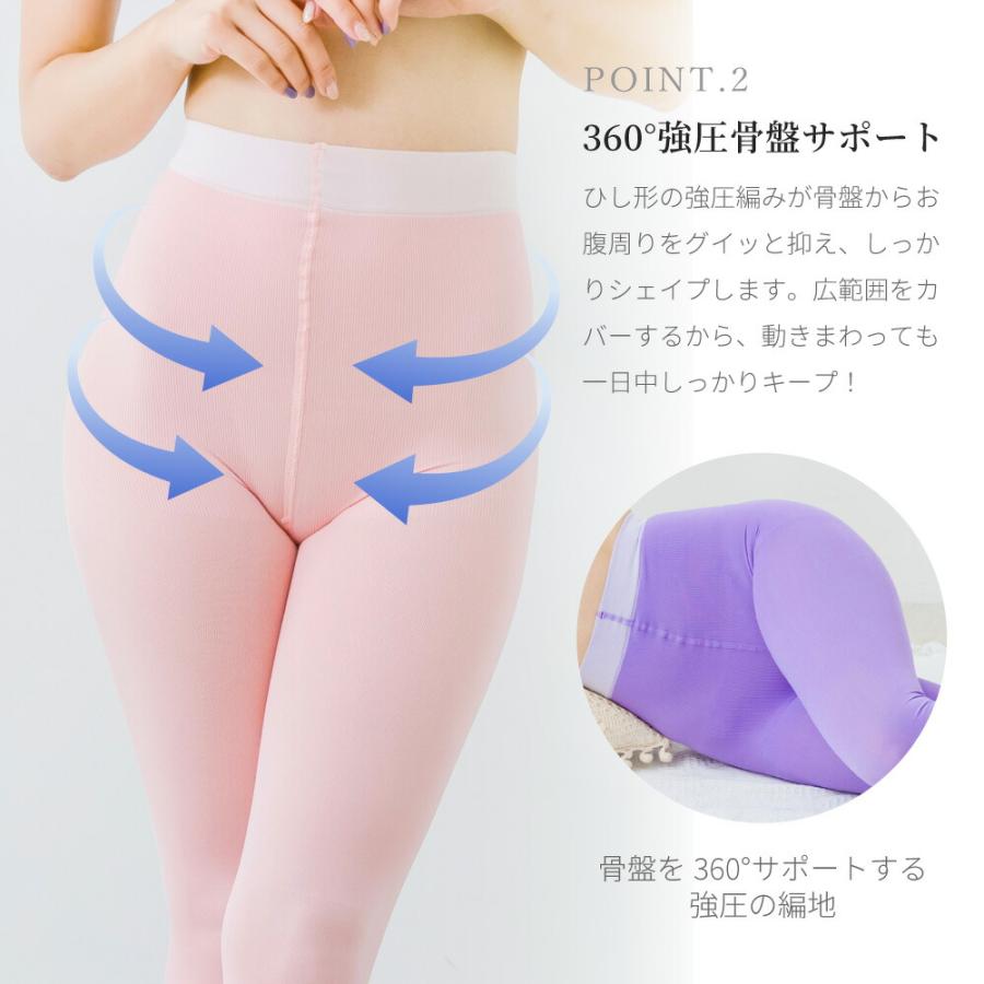着圧レギンス 寝る時 レディース 着圧スパッツ 大きいサイズ 足痩せ むくみ解消 ダイエット 強圧 加圧レギンス タイツ 美脚 骨盤矯正 ナイトレギンス 補正下着 | BeHe | 13