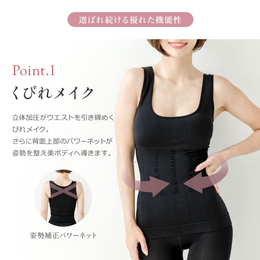 BeHe（ベーエ） 着圧インナー レディース 大きいサイズ 加圧ブラトップ