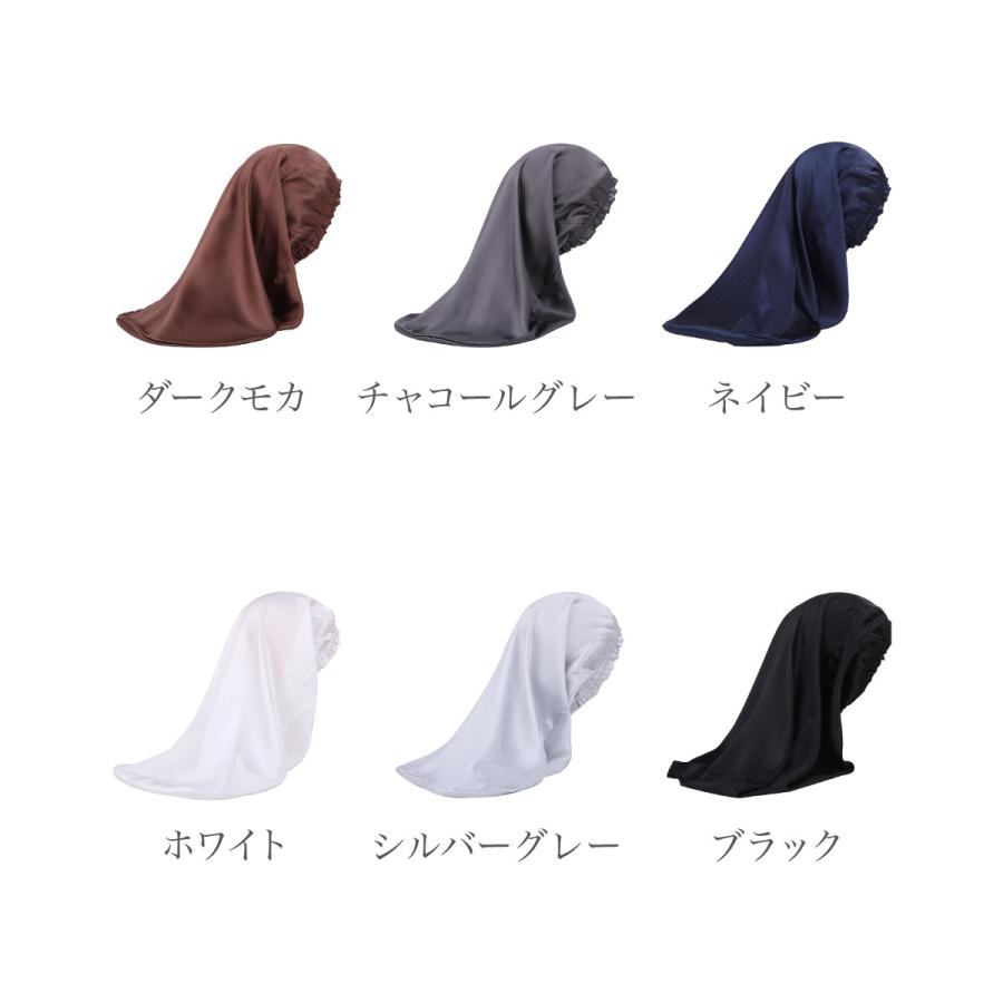 シルク ナイトキャップ ロング シルク 100％ ロングヘア ショート シルクキャップ ゴム紐 レディース 睡眠 就寝用 帽子 安眠グッズ 女性 シルク製 保湿 ヘアケア | BeHe | 16