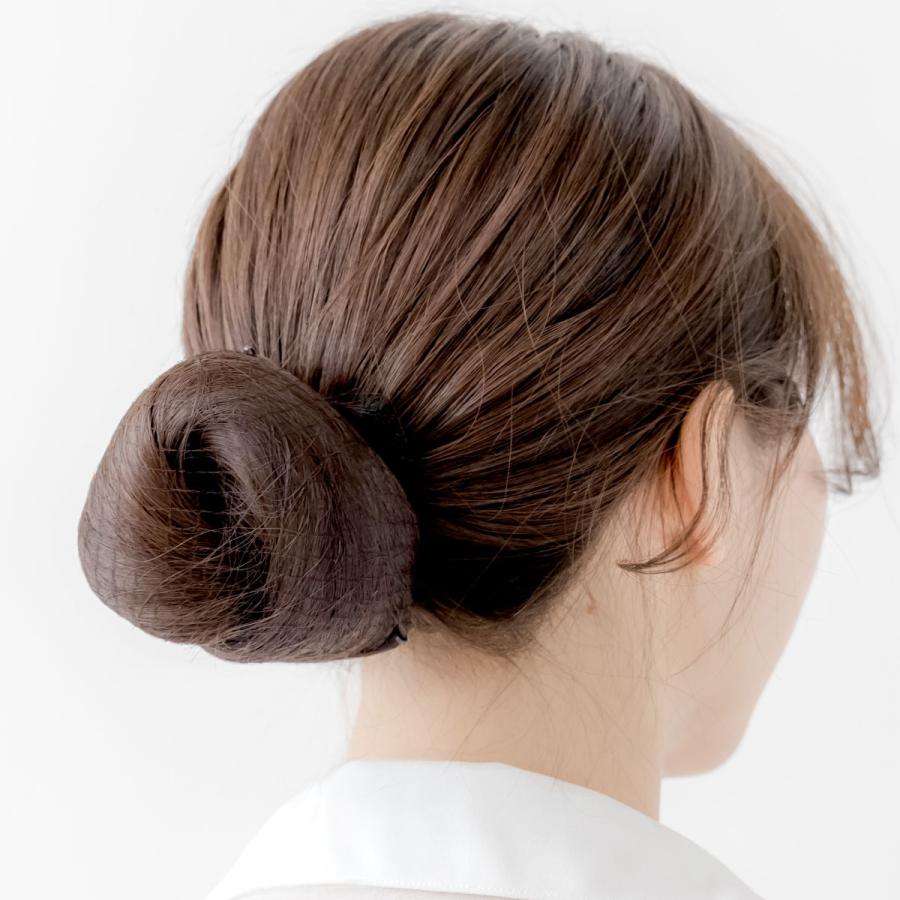BeHe（ベーエ） シニヨンネット ヘアネット 黒 アシアナネット 髪束ね