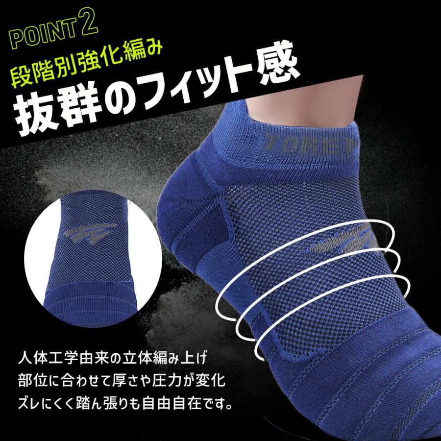 ランニング ソックス レディース メンズ キッズ スポーツ 靴下 ソックス 子供用 マラソン ジョギング ウォーキング サッカー テニス 衝撃吸収 吸汗 速乾 |  | 05