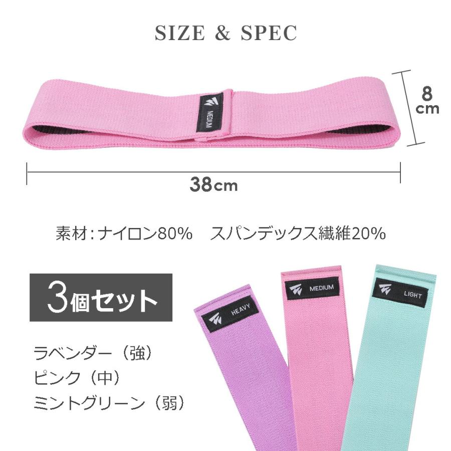 エクササイズバンド トレーニングバンド ストレッチバンド