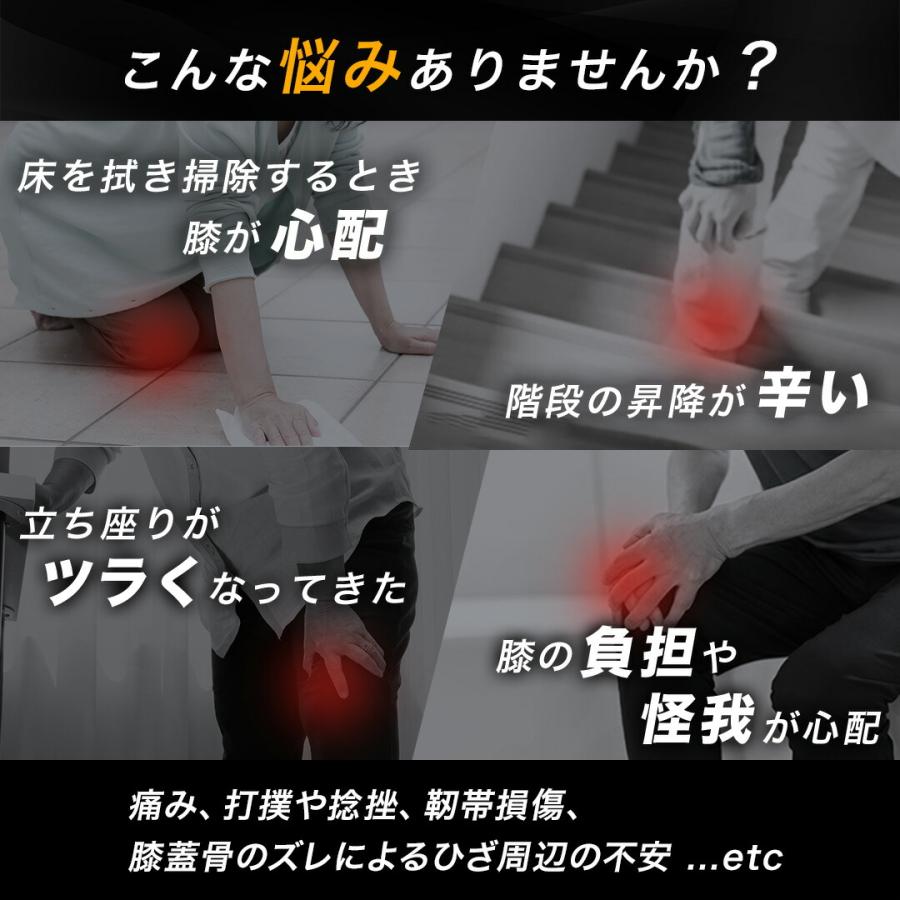 膝サポーター 大きい サイズ スポーツ 薄手 ひざ サポーター マジックテープ ランニング マラソン バスケ バレー メンズ レディース 女性用 |  | 05