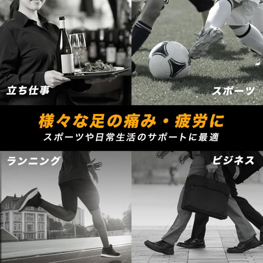 【2枚セット】 偏平足 サポーター 扁平足 足底筋膜炎 アーチサポーター 靴下 土踏まず ソックス アーチ サポート 足首 サポーター スポーツ 用 強圧 高着圧 |  | 15