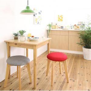 １Kでも置ける横幅68cmコンパクトダイニングセット idea イデア3点セット(テーブル+スツール2脚)ナチュラルW68