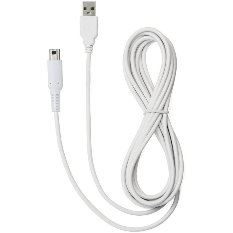 New3DS 3DS LL DSi 2DS 充電ケーブル データ転送 急速充電 高耐久 断線