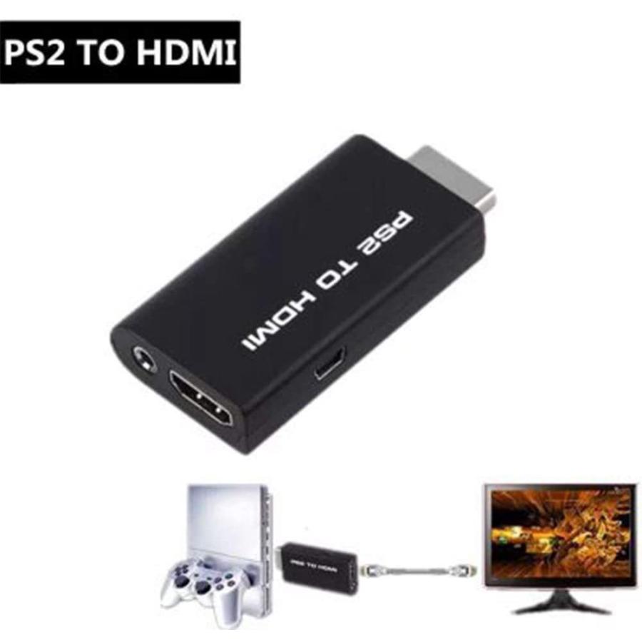 PS2 HDMI接続変換アダプタ コンバータ 変換 4K PS2 to HDMI
