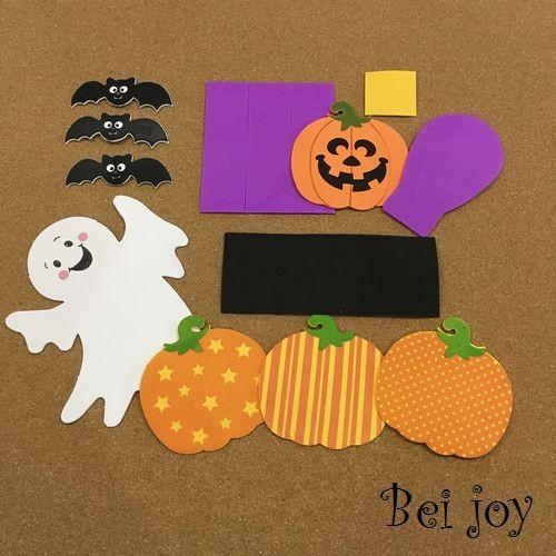 ハロウィン工作 ゴースト ドアハンガー クラフトキット １２個セット ベイジョイ Yahoo ショップ 通販 Yahoo ショッピング