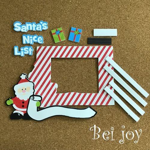 12個セット クリスマス工作 サンタマグネットフォトフレーム クラフトキット ベイジョイ Yahoo ショップ 通販 Yahoo ショッピング