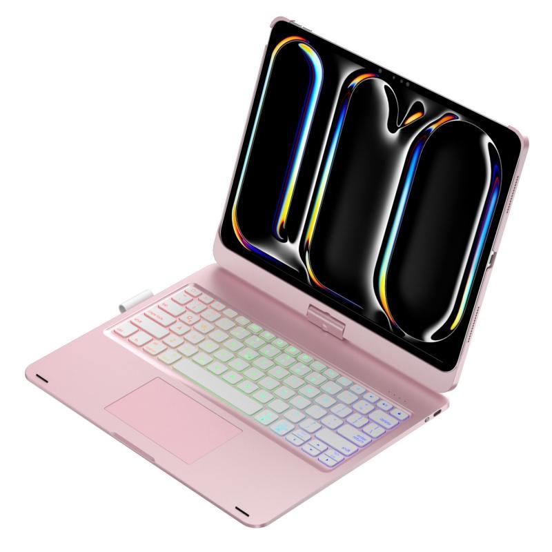 360度回転 2024 iPad Pro 11インチ M4 キーボードケース タッチ 360度回転 2024 iPad Pro 11インチ M4 キーボードケース タッチ