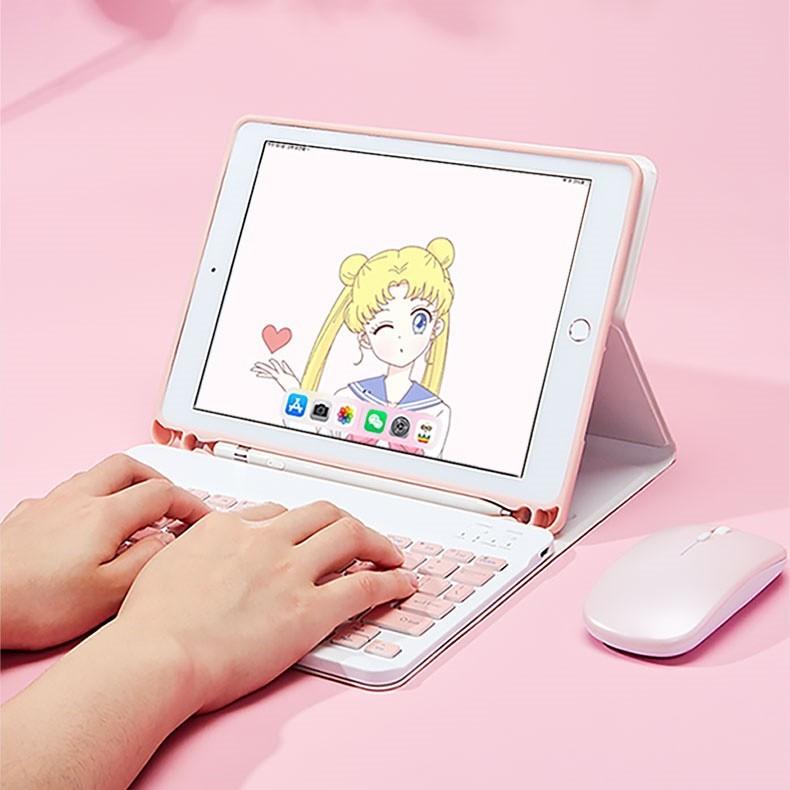 お洒落 可愛い アイパッド キーボード付きケース Ipad 10 2 10 9 9 7 インチ Ipad 8 7 6 5 Air Pro 10 5 11 Mini 5 キーボード カバー Apple Pencil 収納 Ipad 472 ベネックスストア 通販 Yahoo ショッピング
