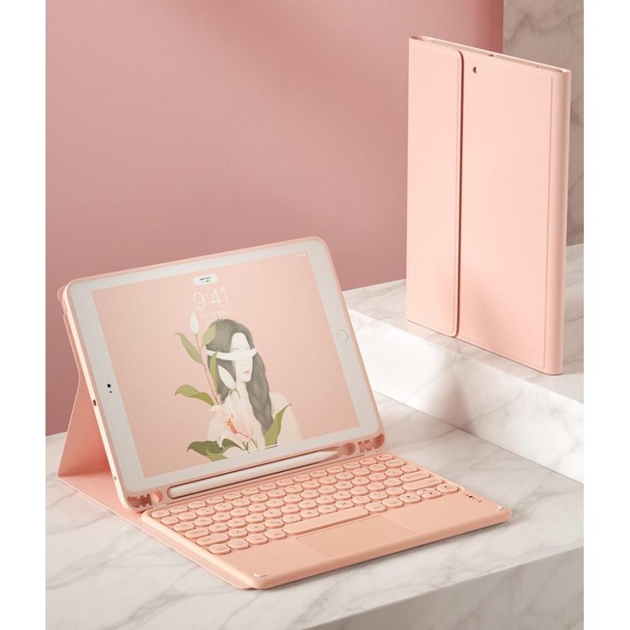 Ipad Air5 タッチパッドキーボード ケース 丸型キートップ Ipad 8 7 6 5 Air4 Air3 Pro 12 9 11 10 5 アイパッド 10 2 10 9 カラーキーボード付き カバー 可愛い Ipad 554 ベネックスストア 通販 Yahoo ショッピング